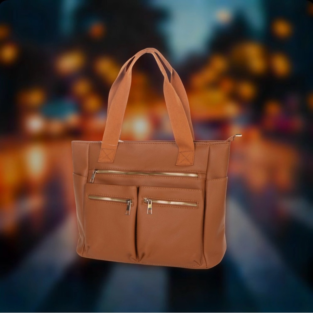 Chic Brown Tote Bag